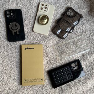 ❌SOLD❌ iPhone 13Pro Various Cases with 2 boxes of screen protectors.